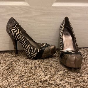 Zebra print shoes